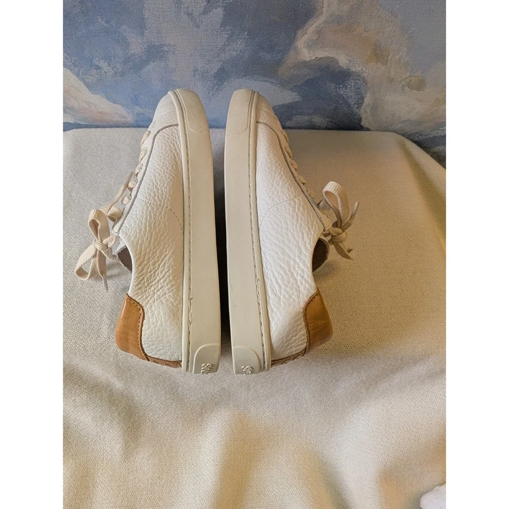 Soludos 8.5 Ibiza Classic White Leather Sneakers LNC!